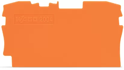 WAGO Abschluss- und Zwischenplatte;1 mm dick;orange 2004-1292