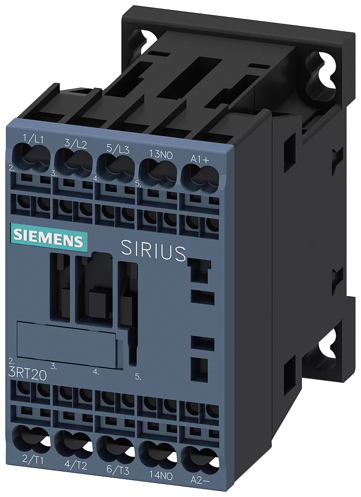 Siemens Schütz, AC-3e, 7 A/3 kW/400V, 3-polig, DC 24V, 1S, Federzuganschluss 3RT20152BB41