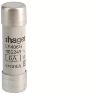 Hager Sicherung 14x51mm gG 6A LF406G