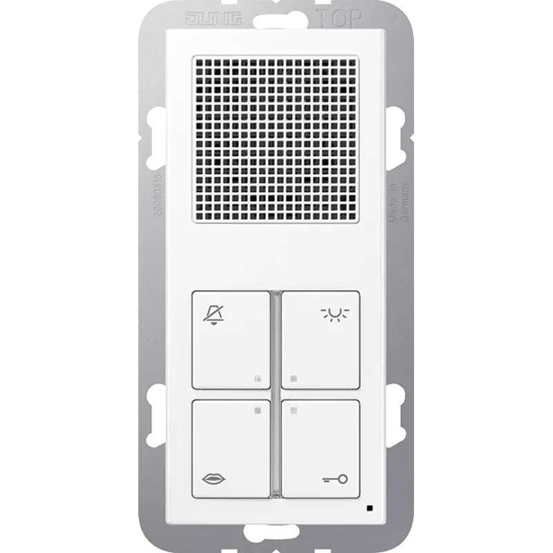 Jung Audio-Innenstation Design Standard, Serie AS/A, alpinweiß SI4ADWW