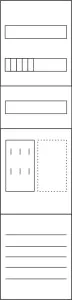 Eaton Zählerfeld, 1-feldrig, vorbereitet, Version M17B0013 113068