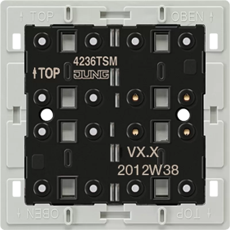 Jung Tastsensor-Modul 24 V AC/DC, 20 mA 3fach, Mehrdraht, F40 4236TSM