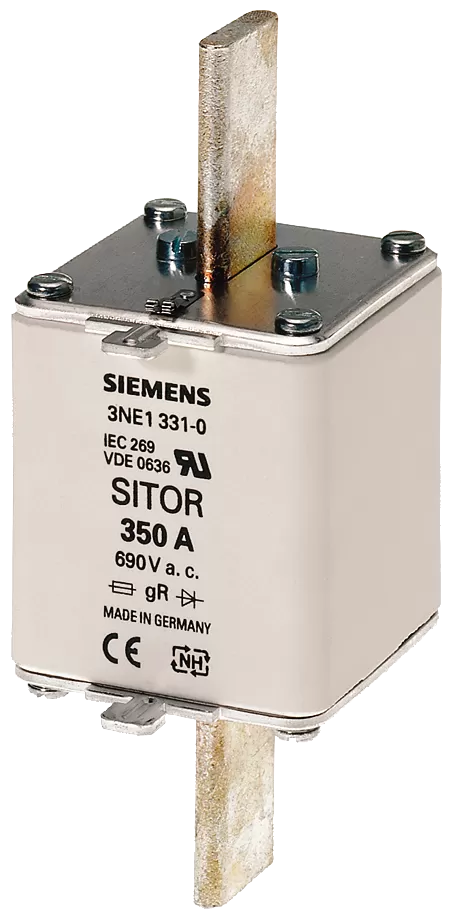 Siemens SITOR-Sicherungseinsatz, mit Messerkontakten, NH2, In: 450 A, gS, Un AC: 690 V 3NE13330