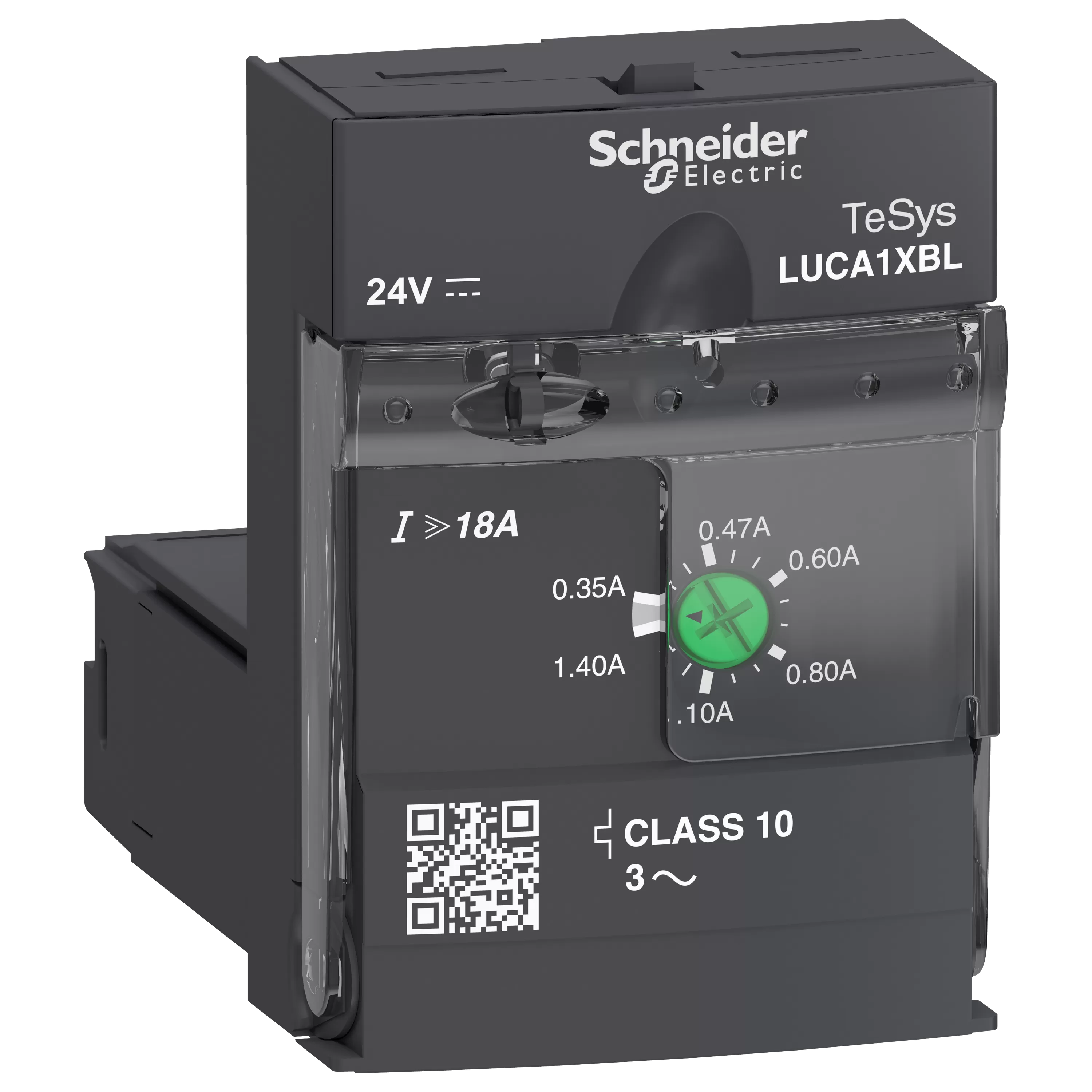 Schneider Electric Standard-Steuereinheit LUCA, Klasse 10, 0,35-1,4A, 24 V DC LUCA1XBL