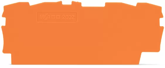 WAGO Abschluss- und Zwischenplatte;0,8 mm dick;orange 2002-1492