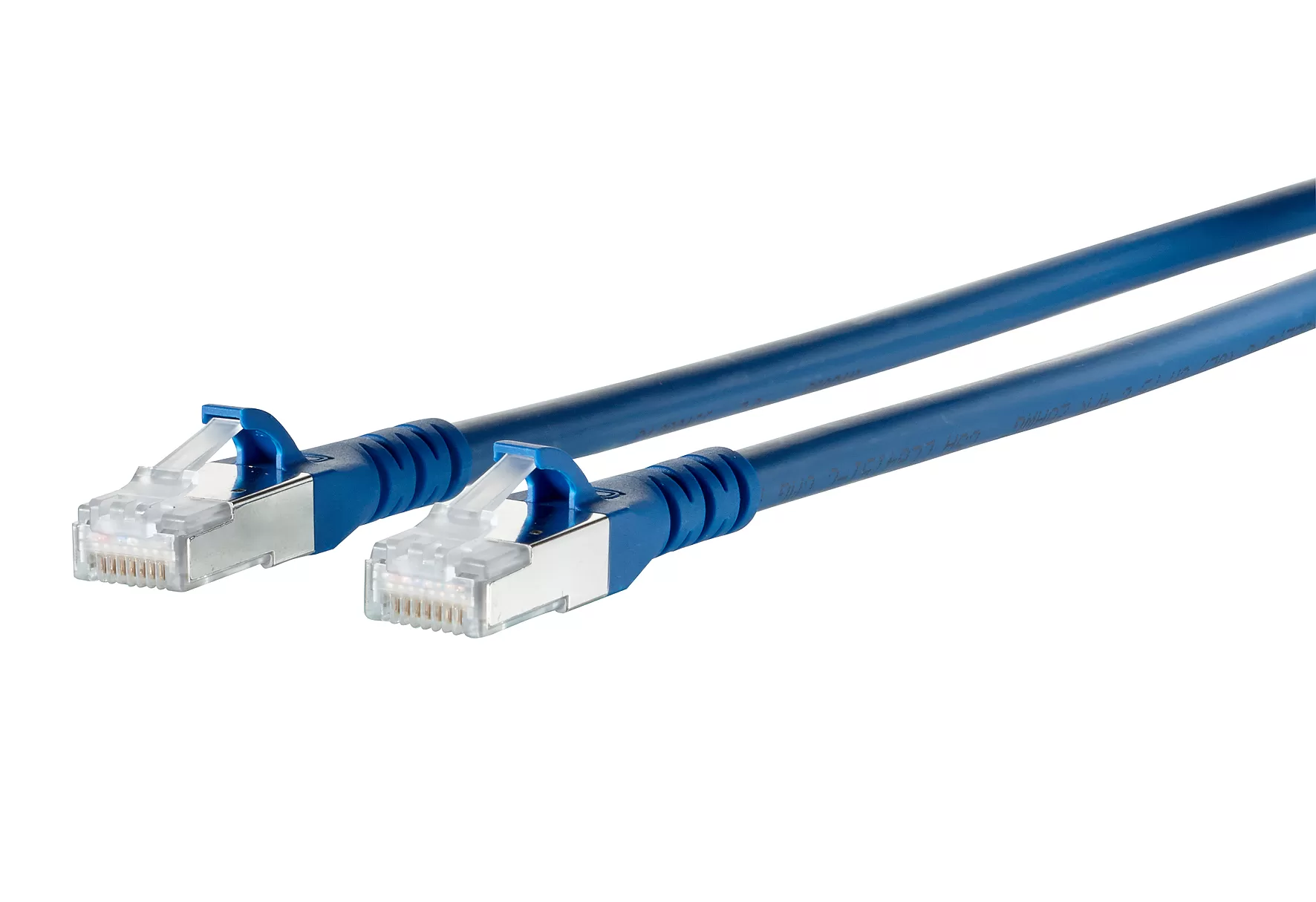 Metz Connect Patchkabel Cat.6A AWG 26 1,0 m blau 1308451044-E