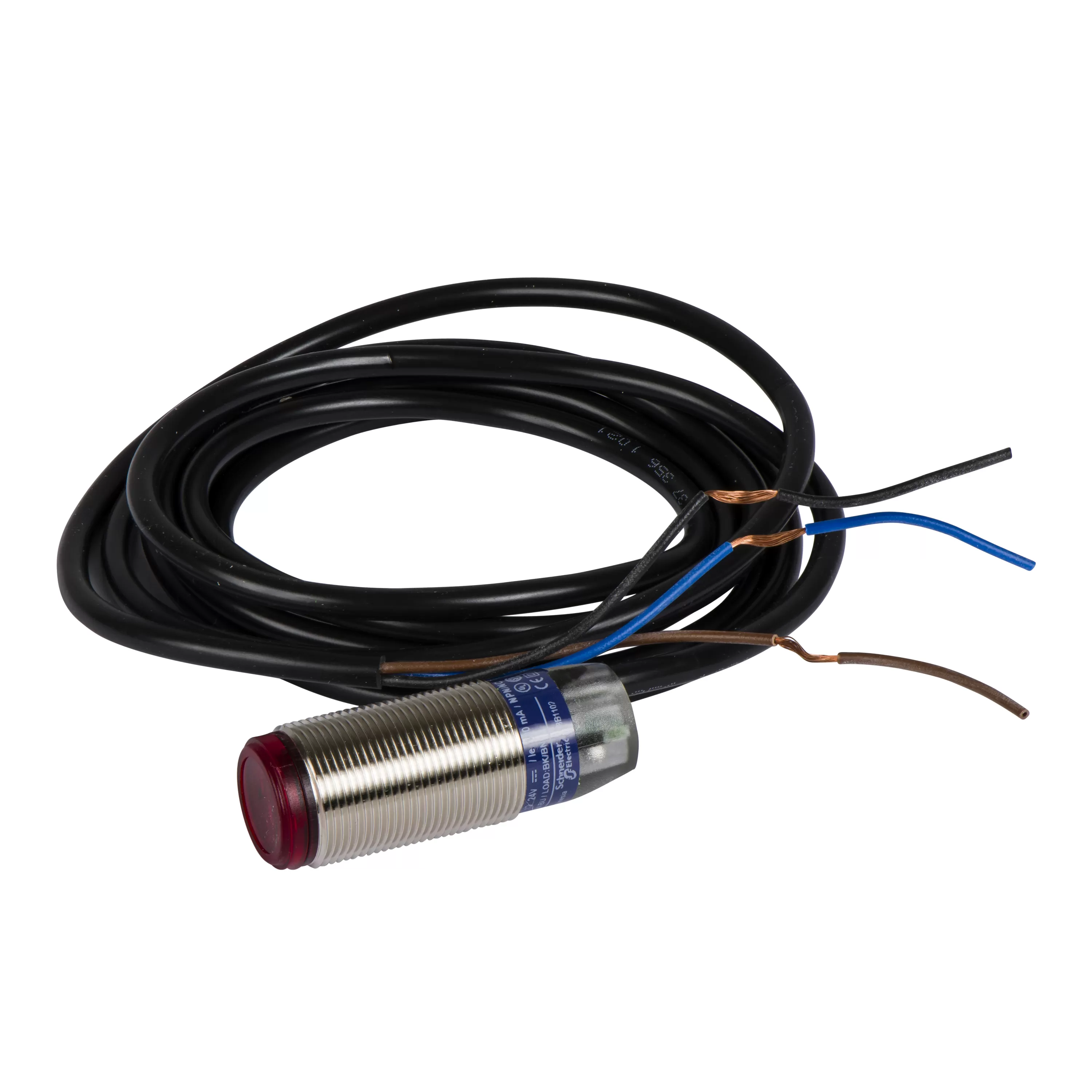 Schneider Electric XUB-Optoe. Sensor, Lichttaster, Sn 0,6m, 12-24 V DC, 2m Kabel XUB5BPBNL2