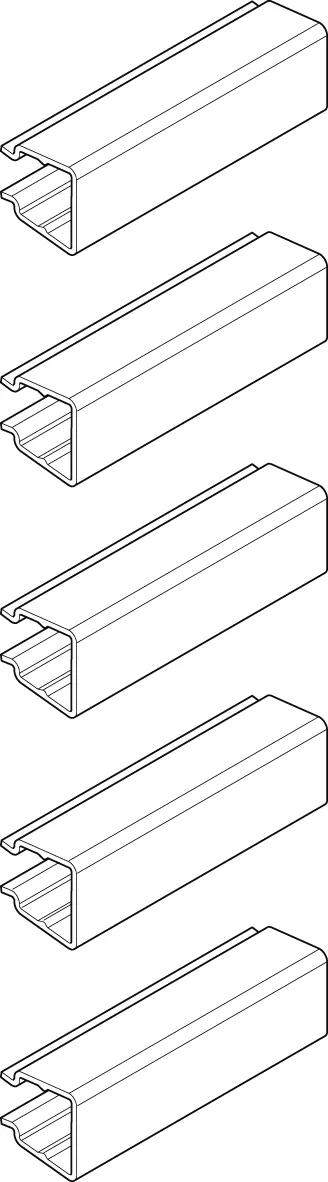 ABN Berührungsschutz für CU 12x5/10mm_5x 250 GSBM250N5