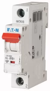 Eaton Leitungsschutzschalter, 10 A, 1p, Charakteristik: B 236029