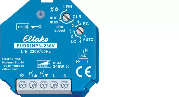 Eltako Funkaktor Universal-Dimmschalter 230V. Power MOSFET 300W 30100835