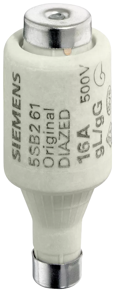 Siemens DIAZED-Sicherungseinsatz Baugröße DII In=25A In=500V a.c./440V d.c. 5SB2811