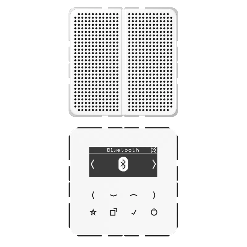 Jung Smart Radio DAB+ Bluetooth, Set Mono, Serie CD, alpinweiß DABCD1BTWW