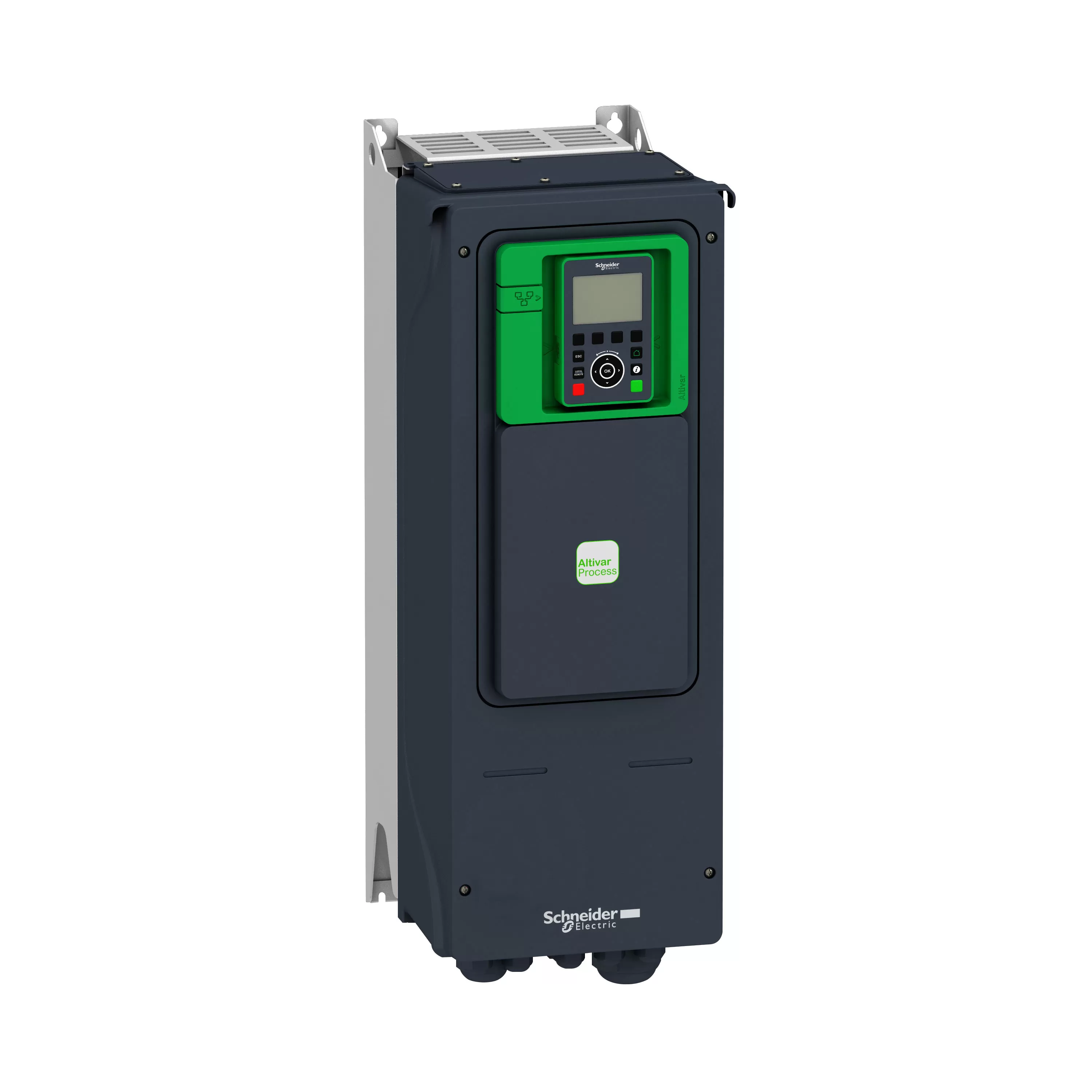 Schneider Electric Frequenzumrichter, ATV950, 15kW, 400/480V- mit Bremsmodul, IP55 ATV950D15N4