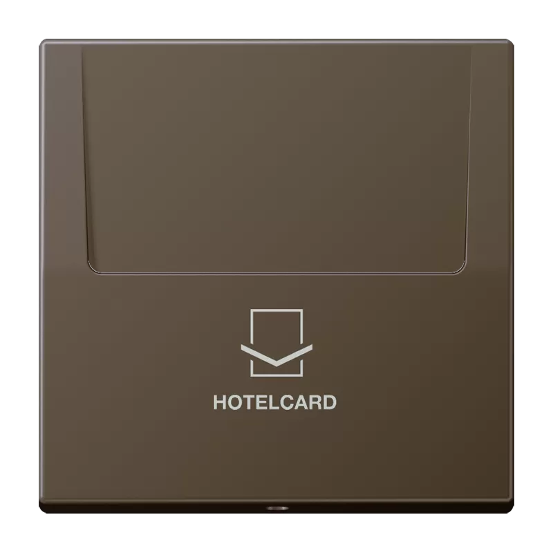 Jung Hotelcard-Schalter (ohne Taster-Einsatz), Hotelcard, Serie LS, Messing antik (lackiert) ME2990CARDAT