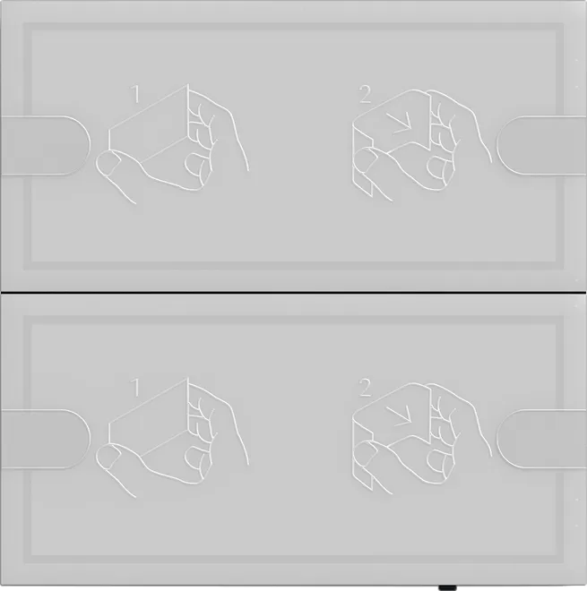 Gira KNX Tastsens.4 Komfort 2f TS4 Anthrazit 5002028