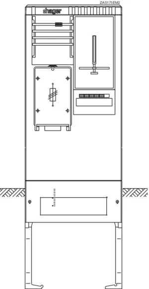 Hager ZAS,universZ,175,1ZP,3HZ,5P,HAK ZAS175EM2