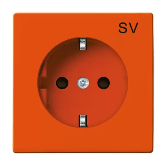 Busch-Jaeger 20 EUC-14-82 | SCHUKO® Steckdosen-Einsatz mit Aufdruck