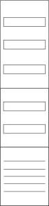 Eaton Einspeise-Verteilerfeld, SS, 5p, H=1050mm 255558