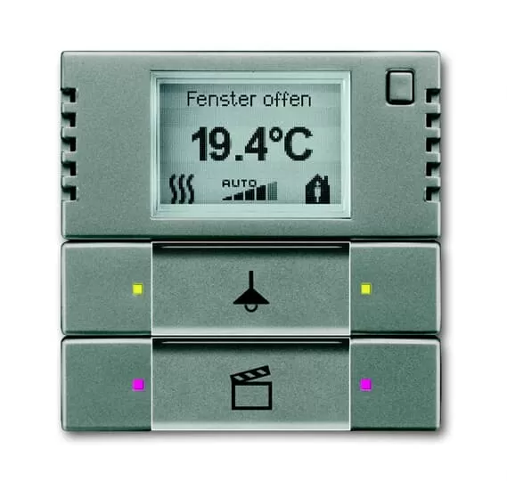 Busch-Jaeger 6128/28-803 | Bedienelement 2/4-fach, mit RTR Multifunktion/Farbkonzept