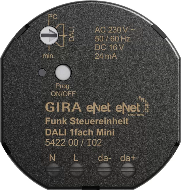 Gira Funk Steuereinheit DALI 1f Mini Gira eNet 542200