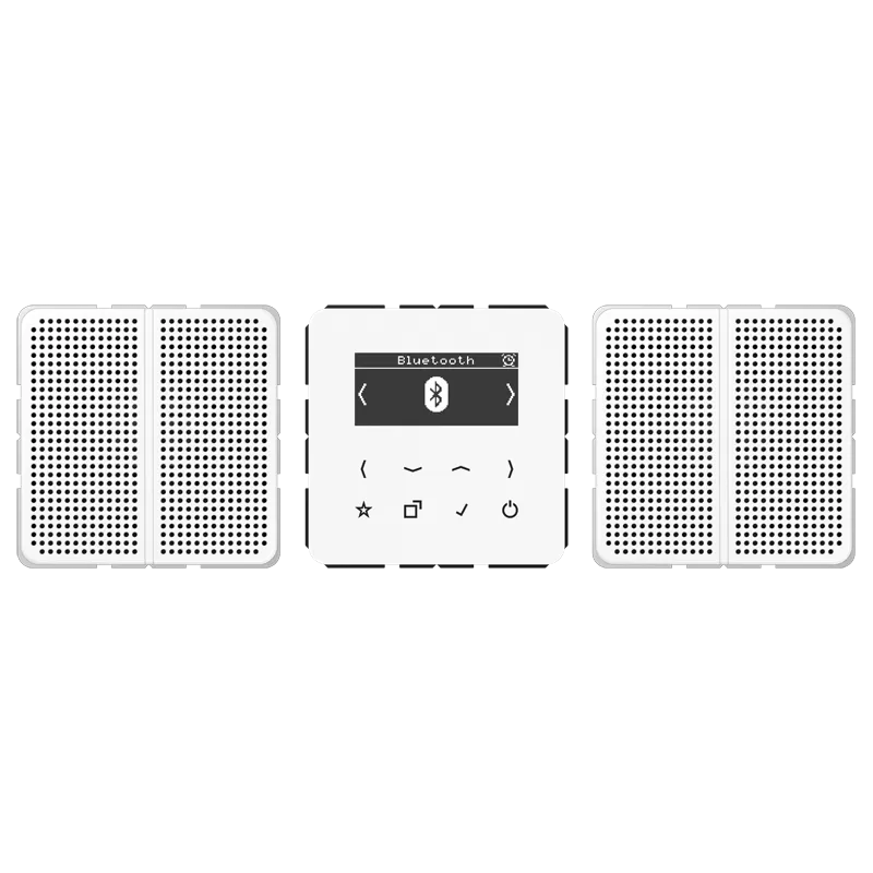 Jung Smart Radio DAB+ Bluetooth, Set Stereo, Serie CD, alpinweiß DABCD2BTWW