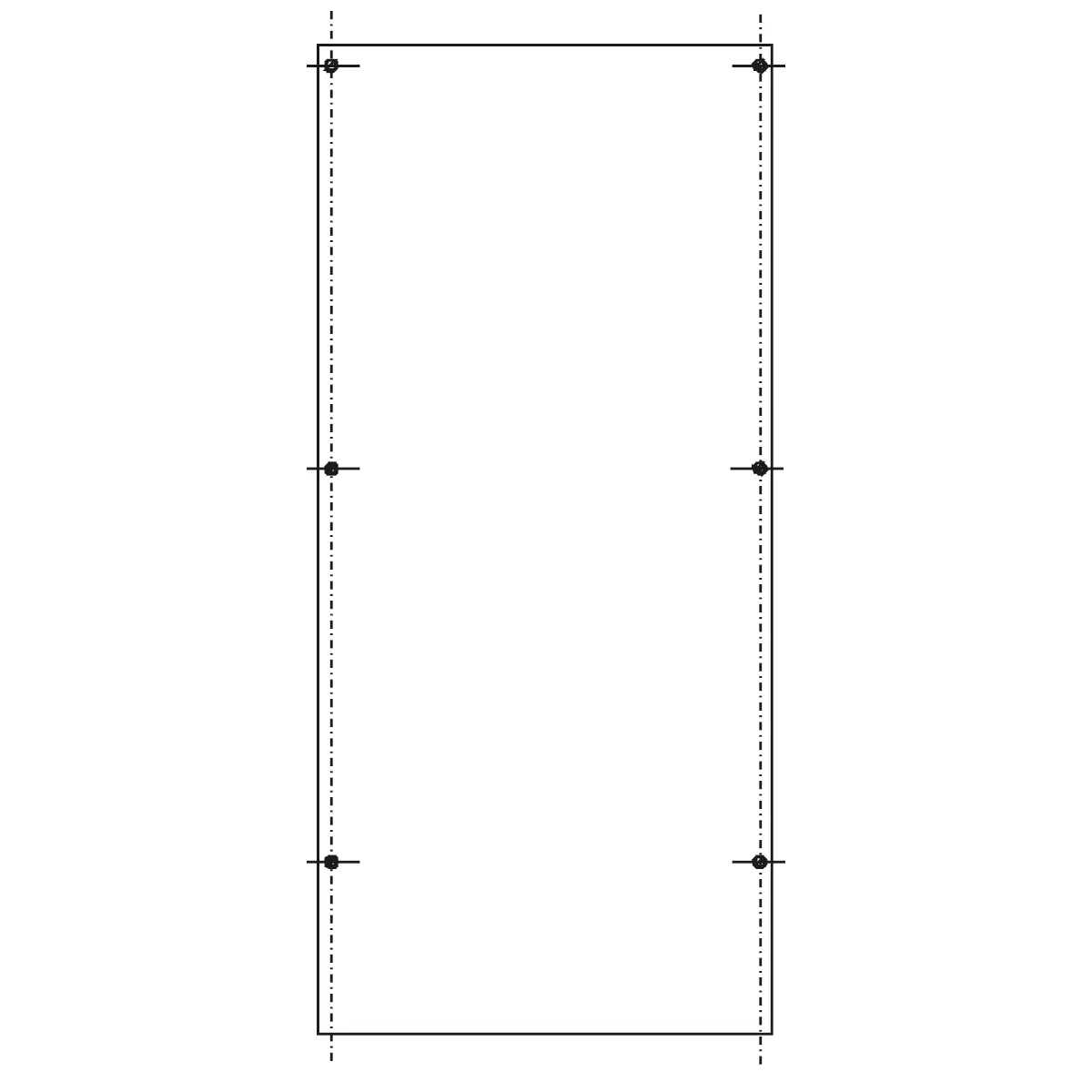 ABN PVC-Montageplatte AS-152 SY79271M