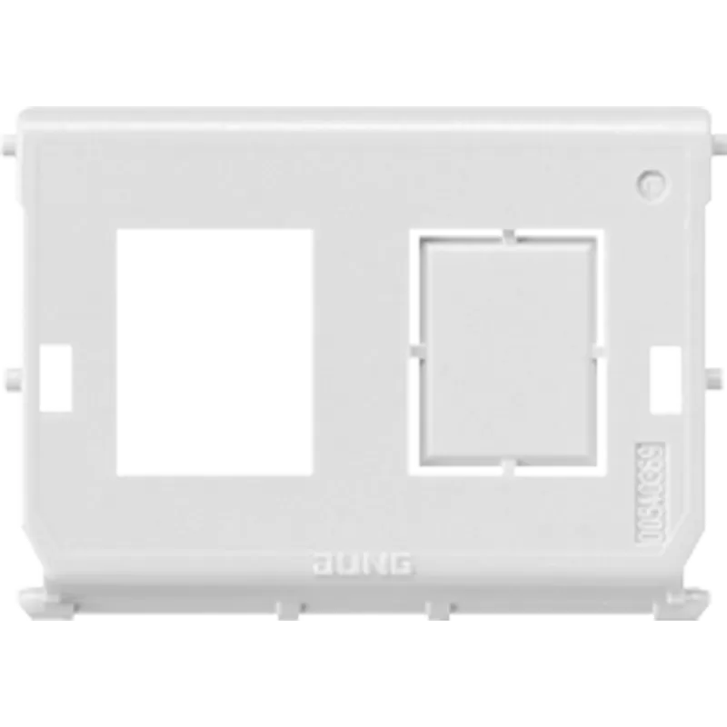 Jung Montage-Einsatz, 2fach, Universalmodul, RJ 45 System 54-2WE