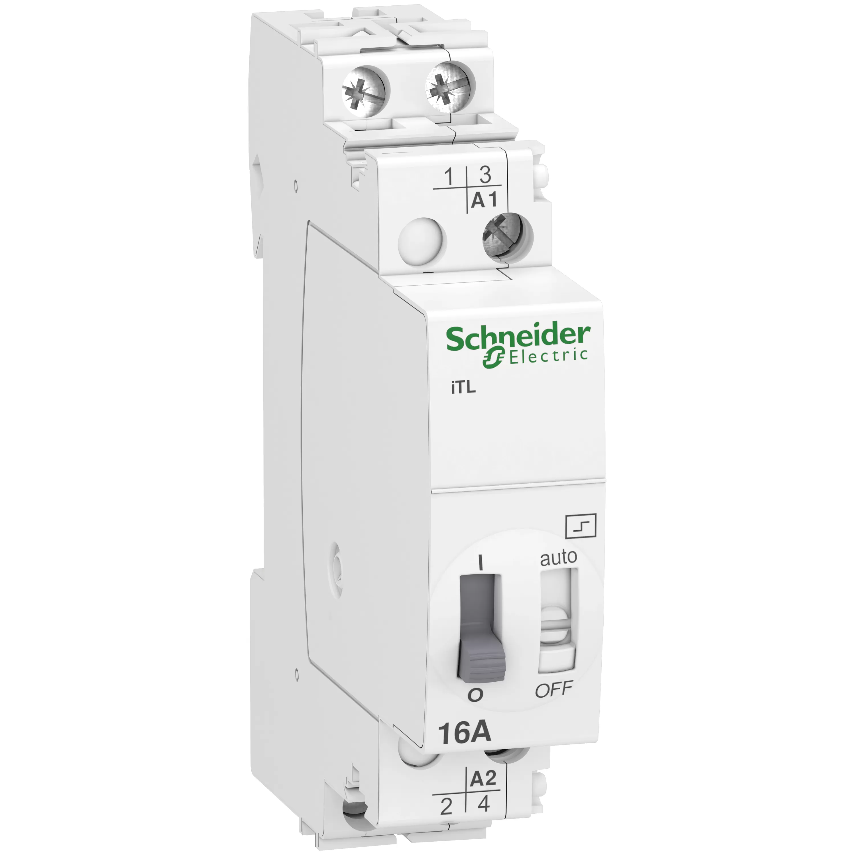 Schneider Electric Fernschalter iTL, 2P, 2 S, 16A, Spule 110VDC, 230-240VAC 50/60Hz A9C30812