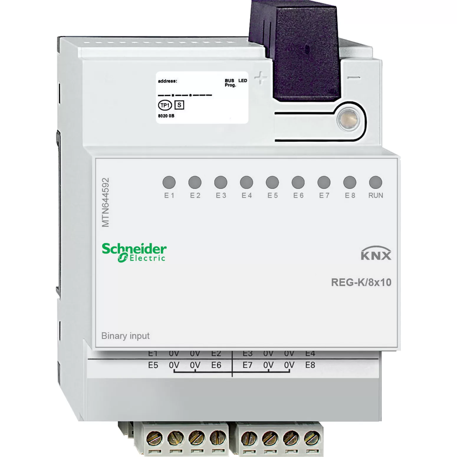 Schneider Electric Binäreingang REG-K/8x10, lichtgrau MTN644592