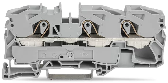 WAGO 3-Leiter-Durchgangsklemme;16 mm²;für Anwendungen Ex e II geeignet;grau 2016-1301