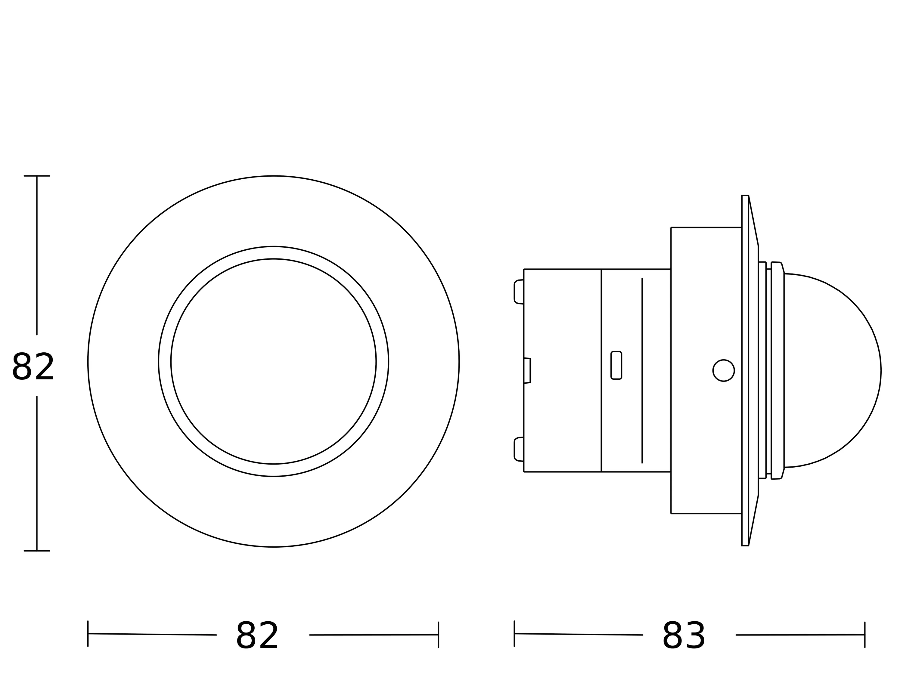 Steinel Bewegungsmelder Passiv Infrarot, Deckeneinbau, IP20, 360° Reichweite max: Ø 16 m (201 m²) 601317