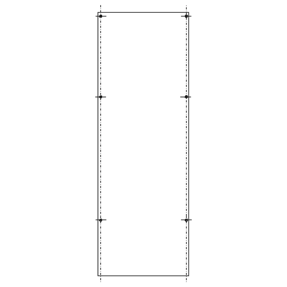 ABN PVC-Montageplatte AS-202 SY79267M