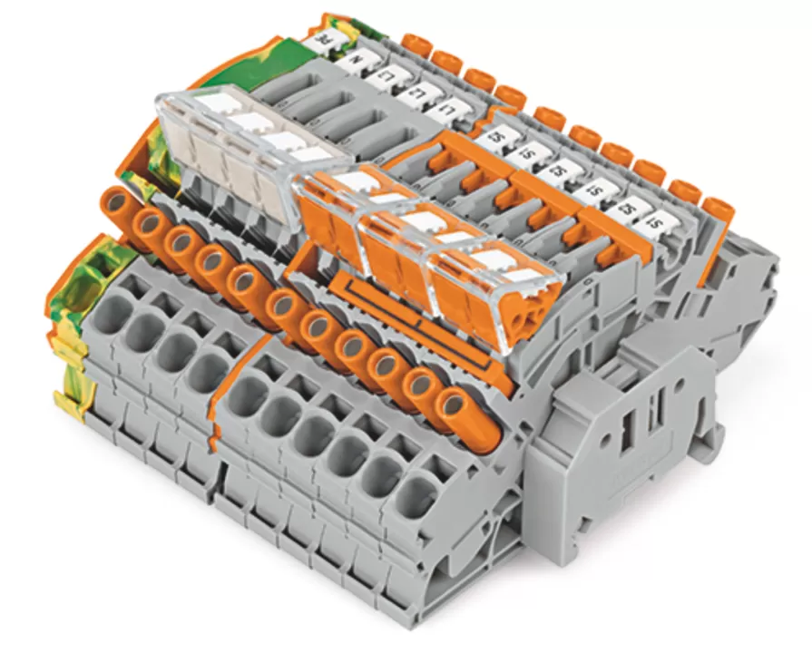 WAGO Klemmenblock;für Strom- und Spannungswandler;mehrfarbig 2007-8873