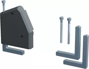 Bachmann Haltewinkel DESK für Tischplat tenstärke bis 50mm 930.120