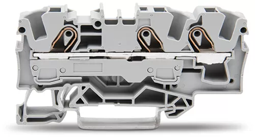 WAGO 3-Leiter-Durchgangsklemme;6 mm²;für Anwendungen Ex e II geeignet;grau 2006-1301