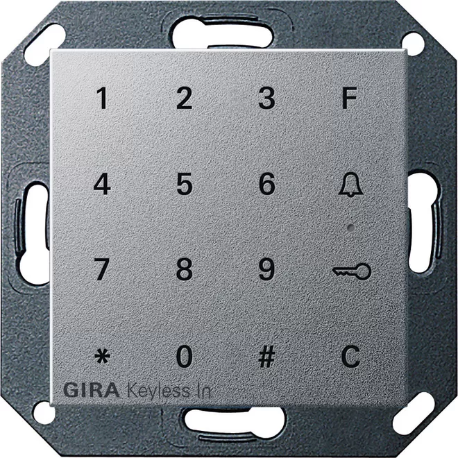 Gira Gira Keyless In Codetastatur System 55 F Alu 260526