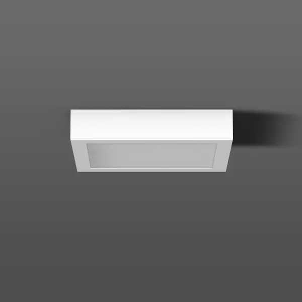 RZB Toledo Flat Square, 22 W, 2200 lm, 840, weiß, on/off Anbau-Downlights, L 300 B 300 H 58, 108° 901554.002.1