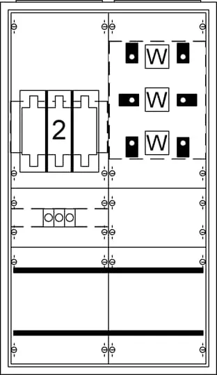 Striebel & John KS401SB Wandlerschrank Aufputz KS401SB