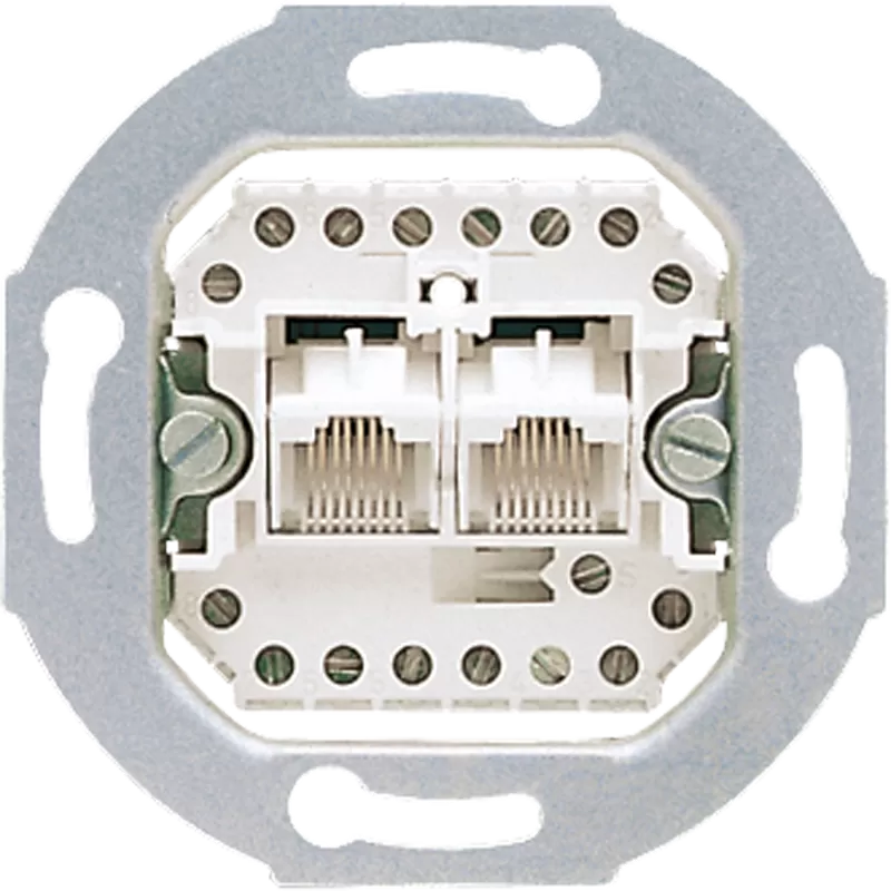 Jung IAE/UAE-Anschlussdose für 2 Terminals (getrennt) UAE8-8UPO