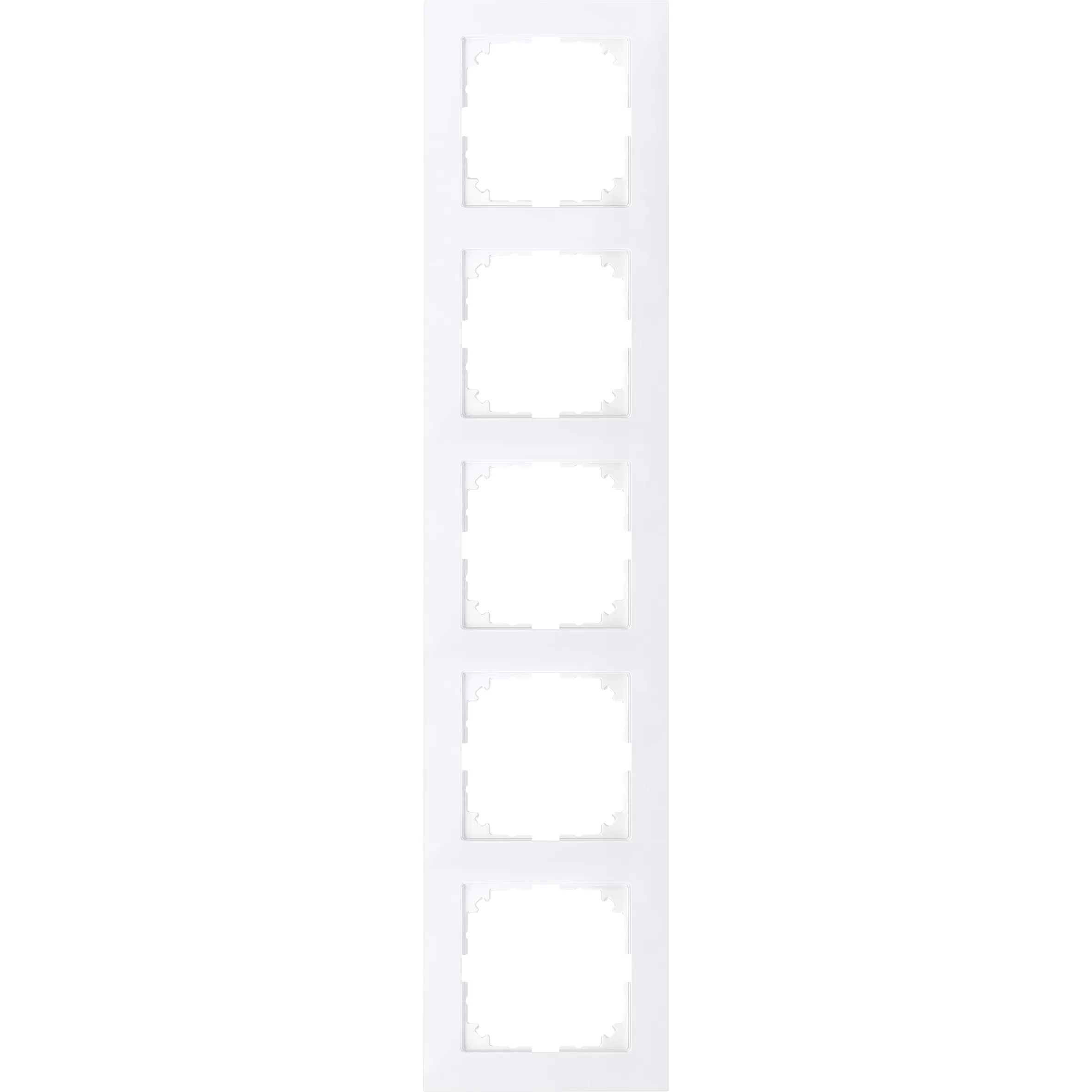 Merten M-Pure-Rahmen, 5fach, aktivweiß, M-Pure MEG4050-3625