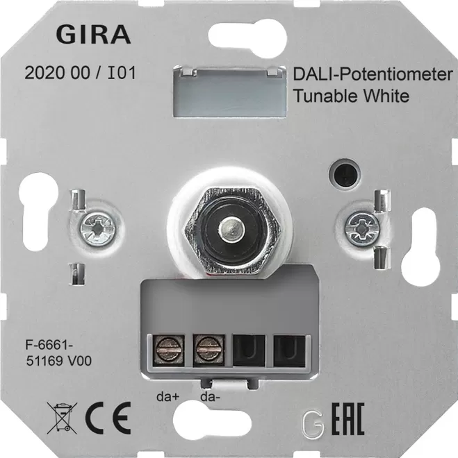 Gira DALI-Potentiometer Tunable WH Einsatz 202000