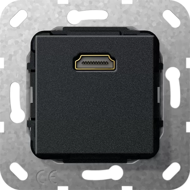 Gira HDMI™ Kpl. Einsatz Schwarz m 566910