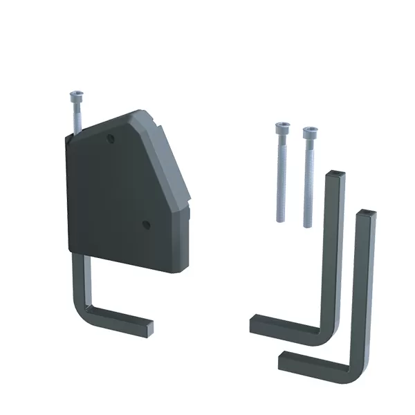 Bachmann Haltewinkel DESK für Tischplat tenstärke bis 80mm 930.180