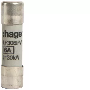 Hager Sicherung für PV 10x38 mm 1000V DC 6A LF306PV