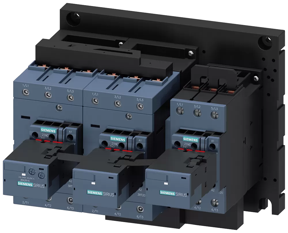 Siemens Stern-Dreieck-Kombination, AC-3, 55kW/400V, AC 24V, 50/60Hz, S3, 3S+3Ö 3RA24448XF321AC2