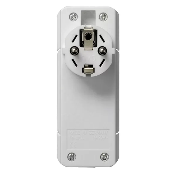 Bachmann Smart Plug CEE7/7 weiß wiederanschließ., ohne Leitung 933.009