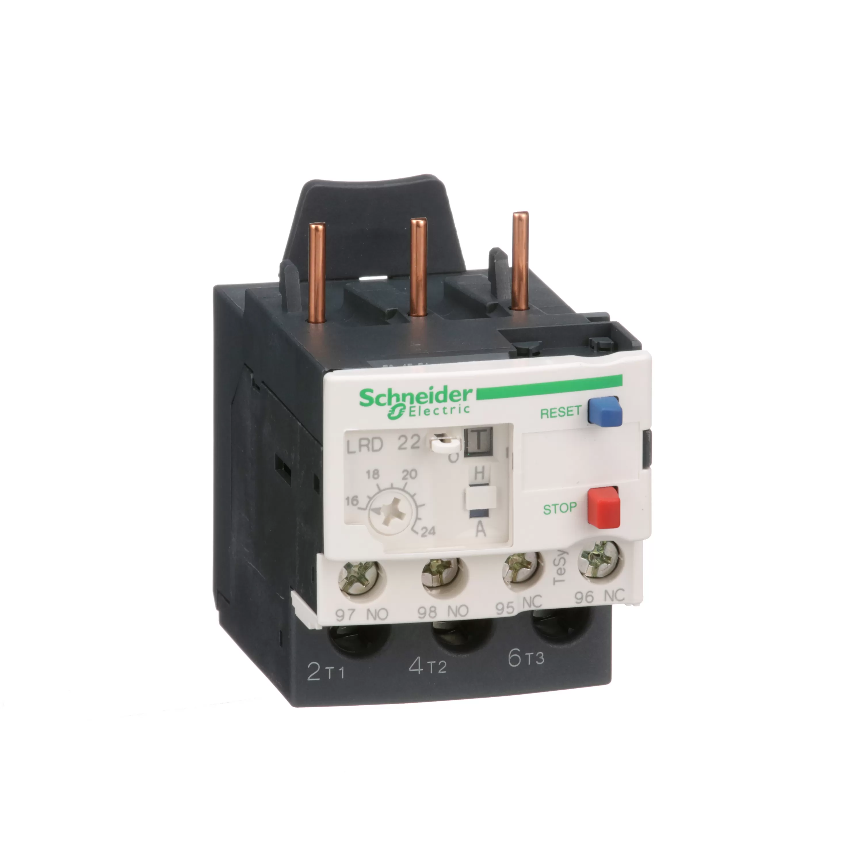 Schneider Electric Motorschutzrelais, 16-24A, 1S+1Ö, Klasse 10A LRD22