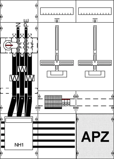 Striebel & John KA4257Z Mess-u.Wandlerfeld kpl.H3/B3  KA4257Z