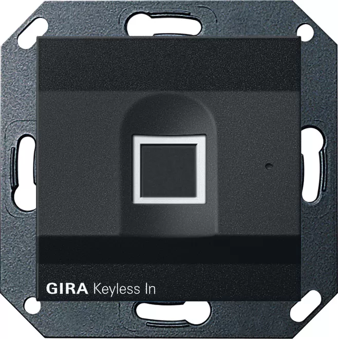 Gira Gira Keyless In Fingerprint-Leseeinheit System 55 Schwarz m 2617005