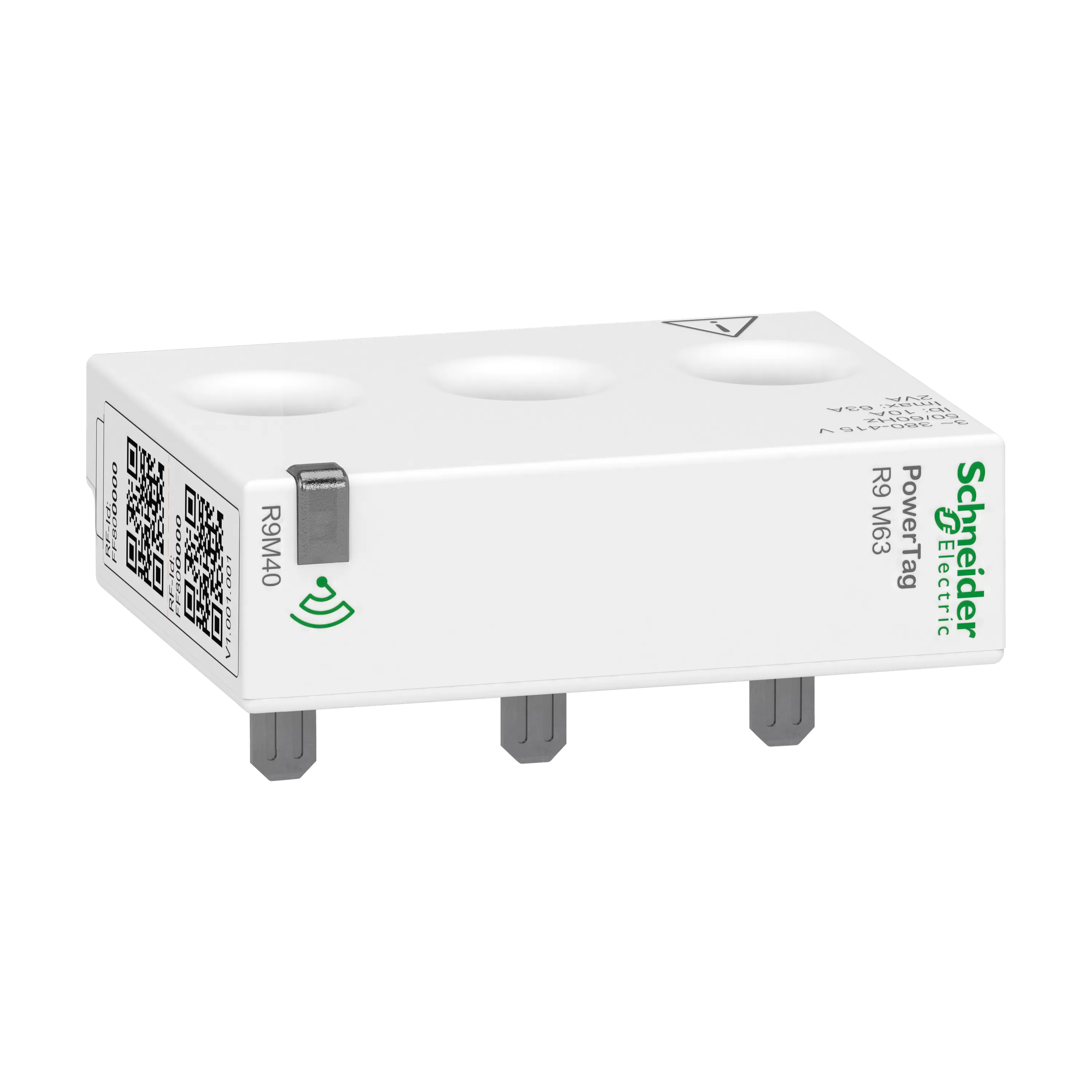 Schneider Electric PowerTag Resi9 M63, 3P, Einbau oben oder unten, Verbindung mit Wiser Gateway R9M40